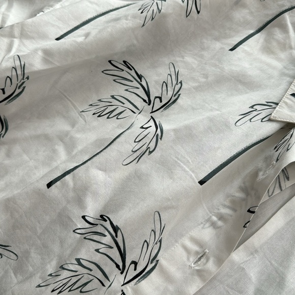 NWT Anthropologie LouLou Avenue Long-Sleeve Poplin Buttondown Shirt M - Picture 7 of 7